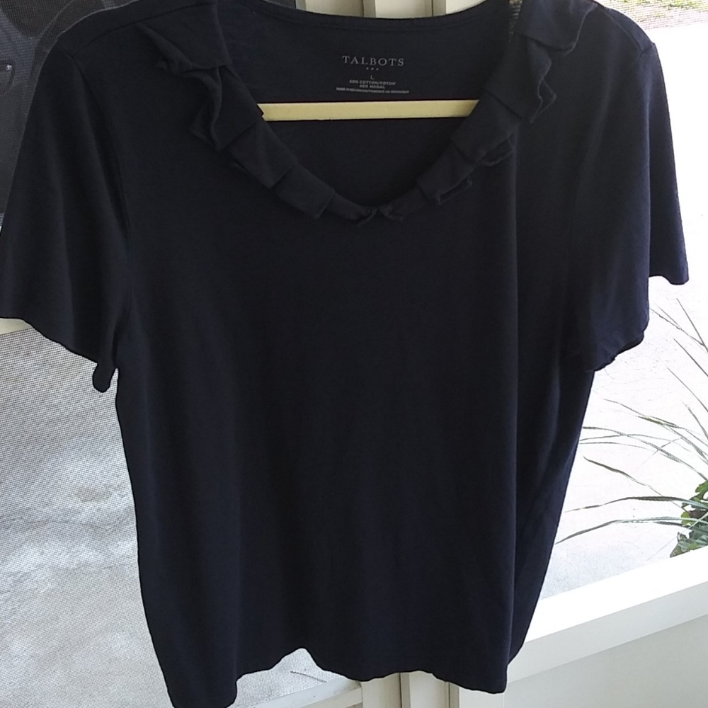 Large Talbot top navy blue